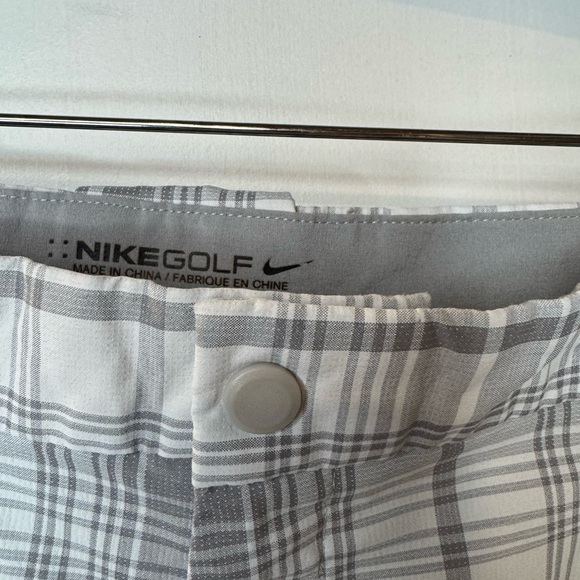 Mens Nike Golf Dri-Fit plaid shorts size 32 E1.2 - Picture 2 of 7